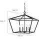 Corona 4 Light 23 inch Satin Nickel Pendant Ceiling Light
